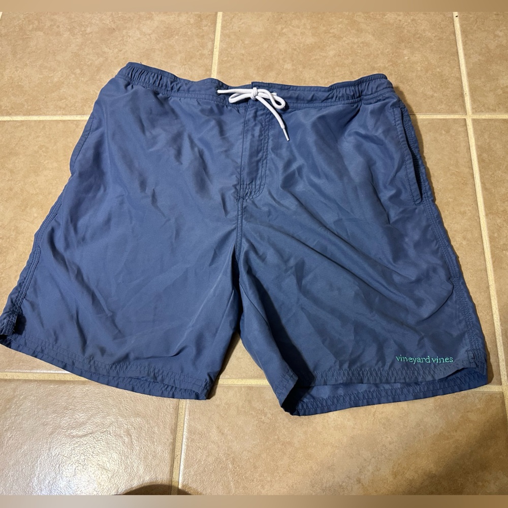 Vineyard Vines Men's Blue Swim Shorts